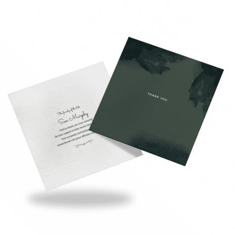 Unique Acknowledgment Card Style 2