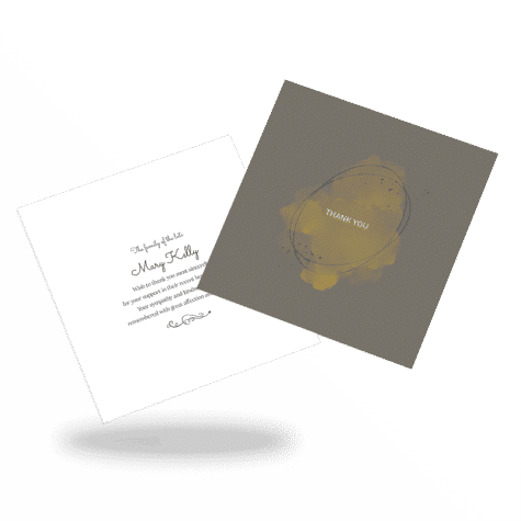 Unique Acknowledgment Card Style 5