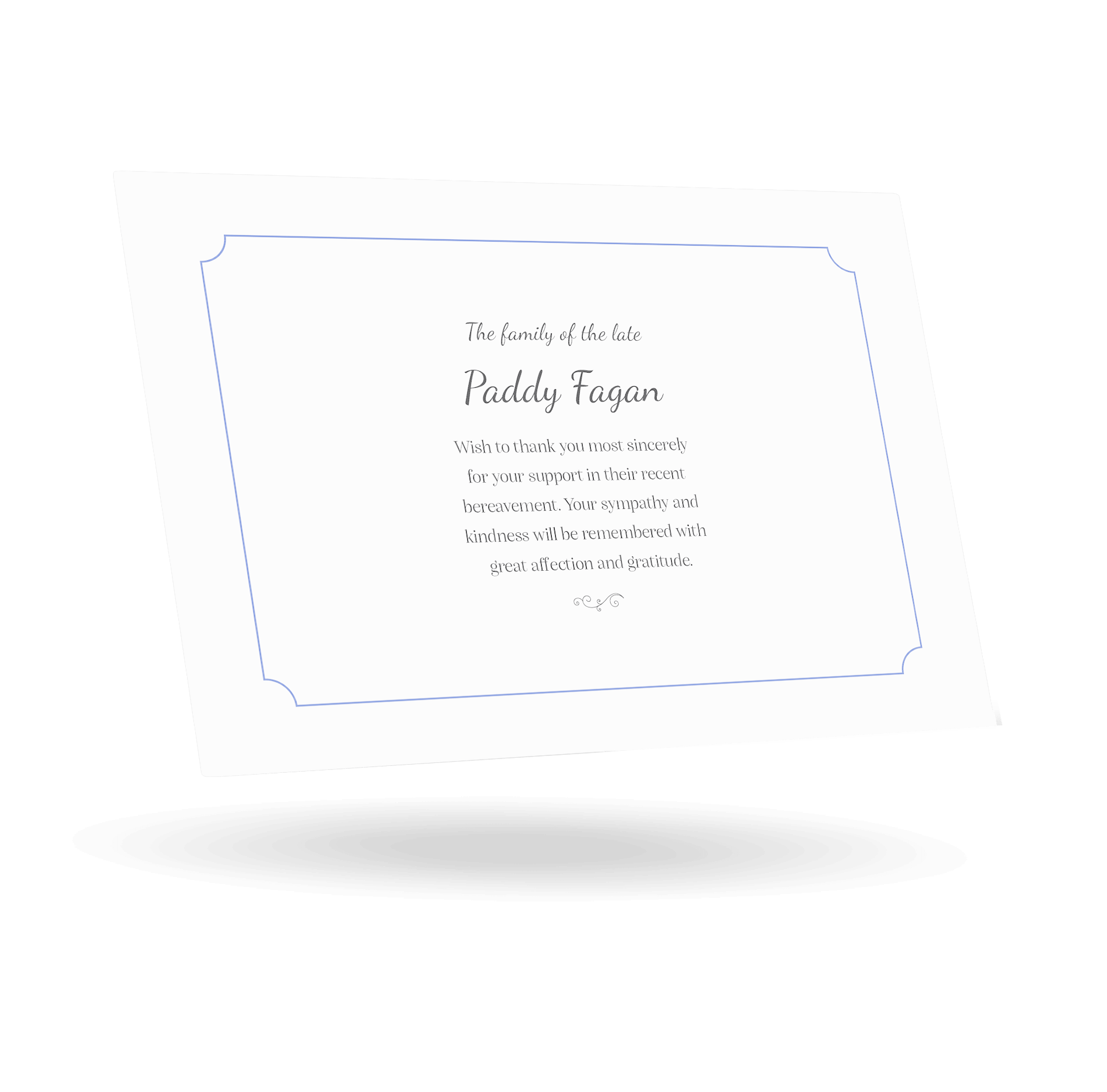 Double Sided Thank You Card (LAC-46) - Image 2