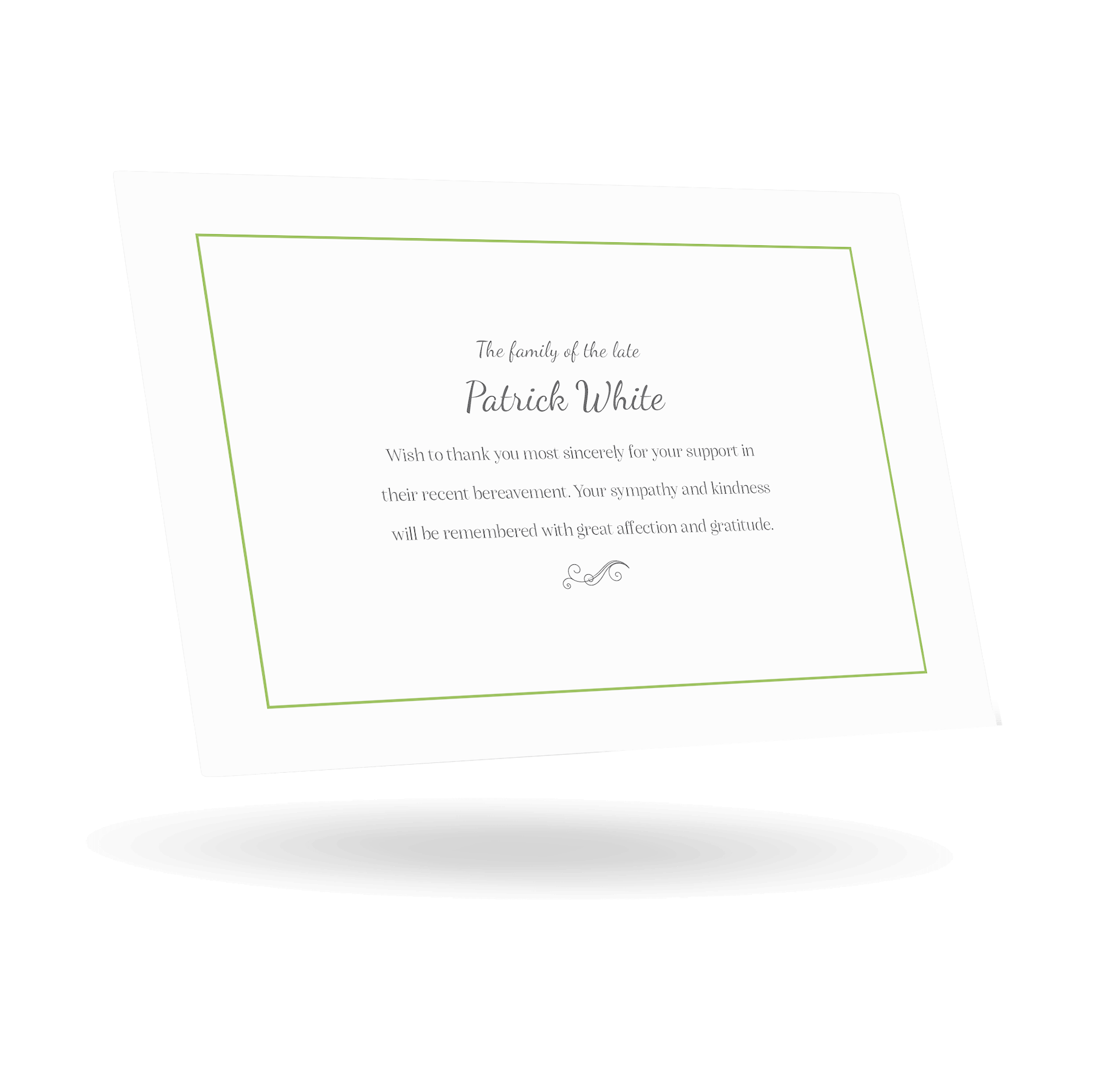 Double Sided Thank You Card (LAC-50) - Image 2