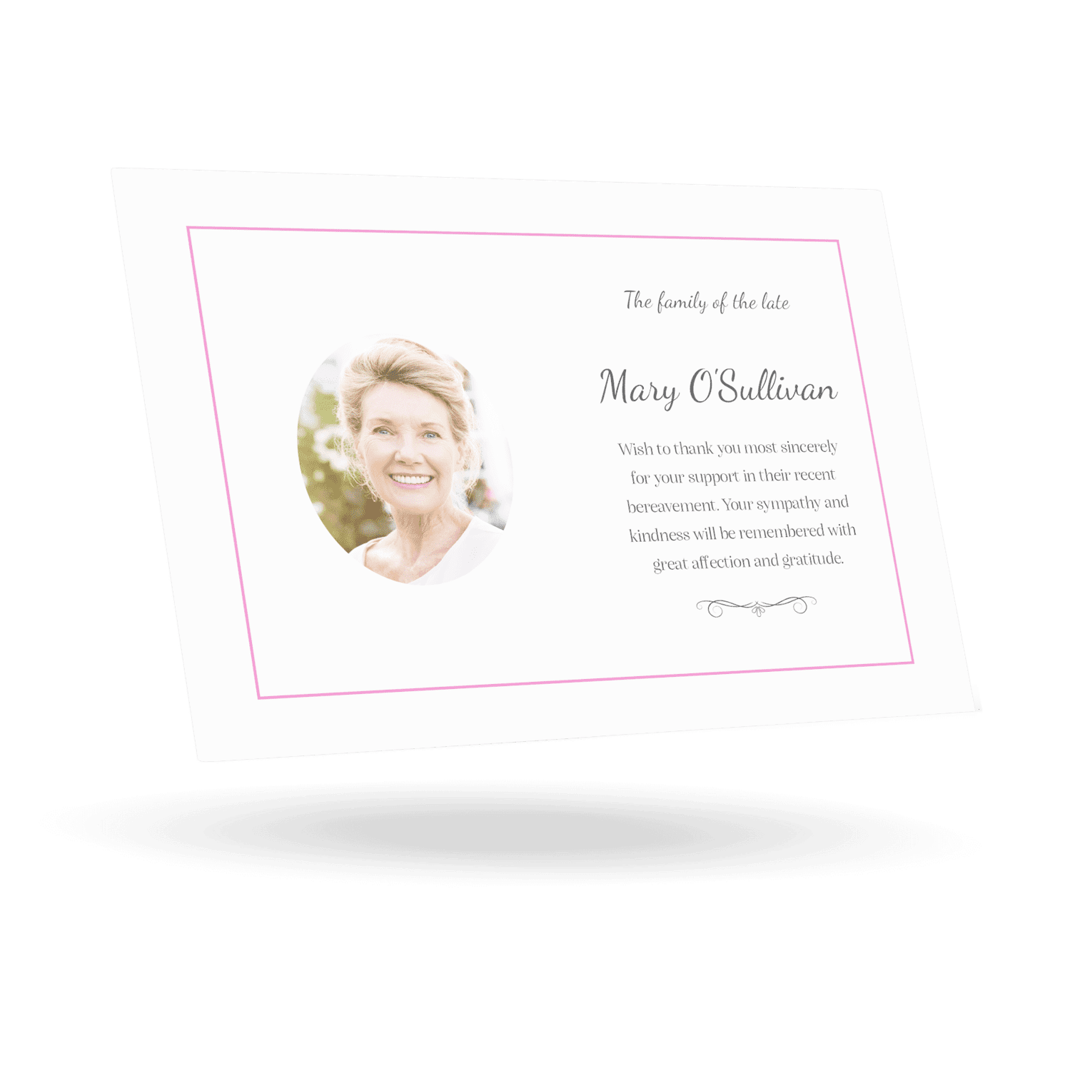 Double Sided Thank You Card (LAC-42) - Image 2