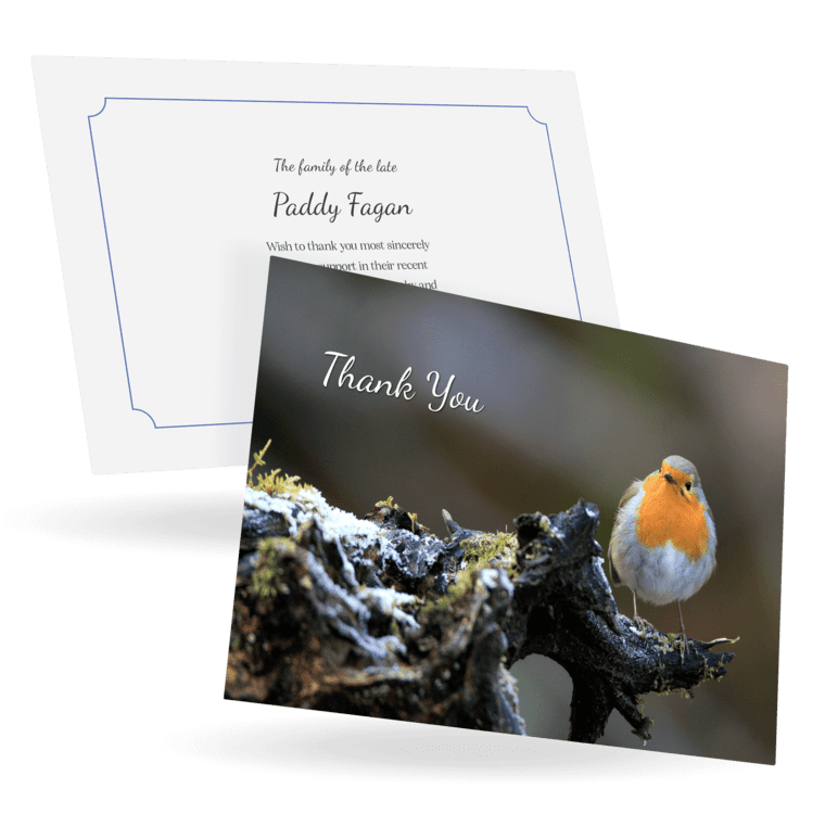 Double Sided Thank You Card (LAC-46)