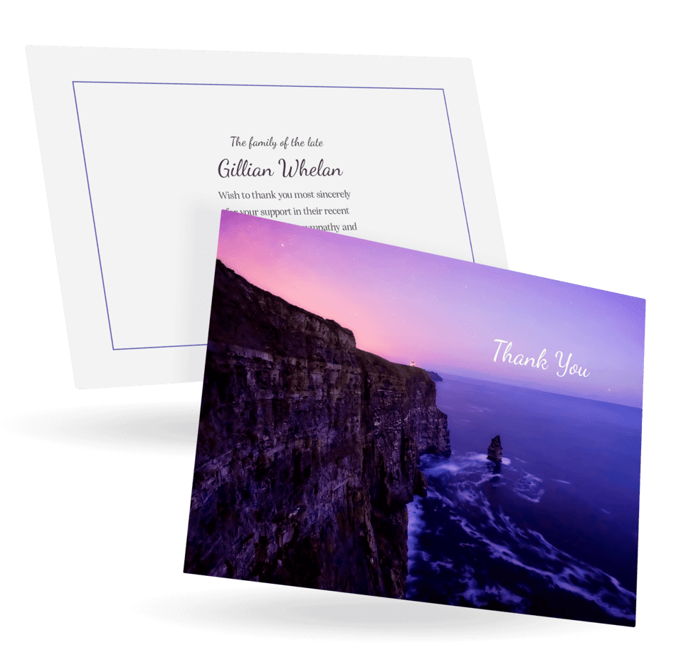 Double Sided Thank You Card (LAC-49)