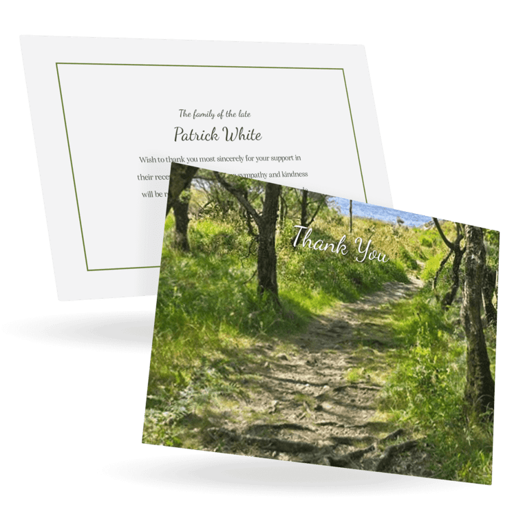 Double Sided Thank You Card (LAC-50)