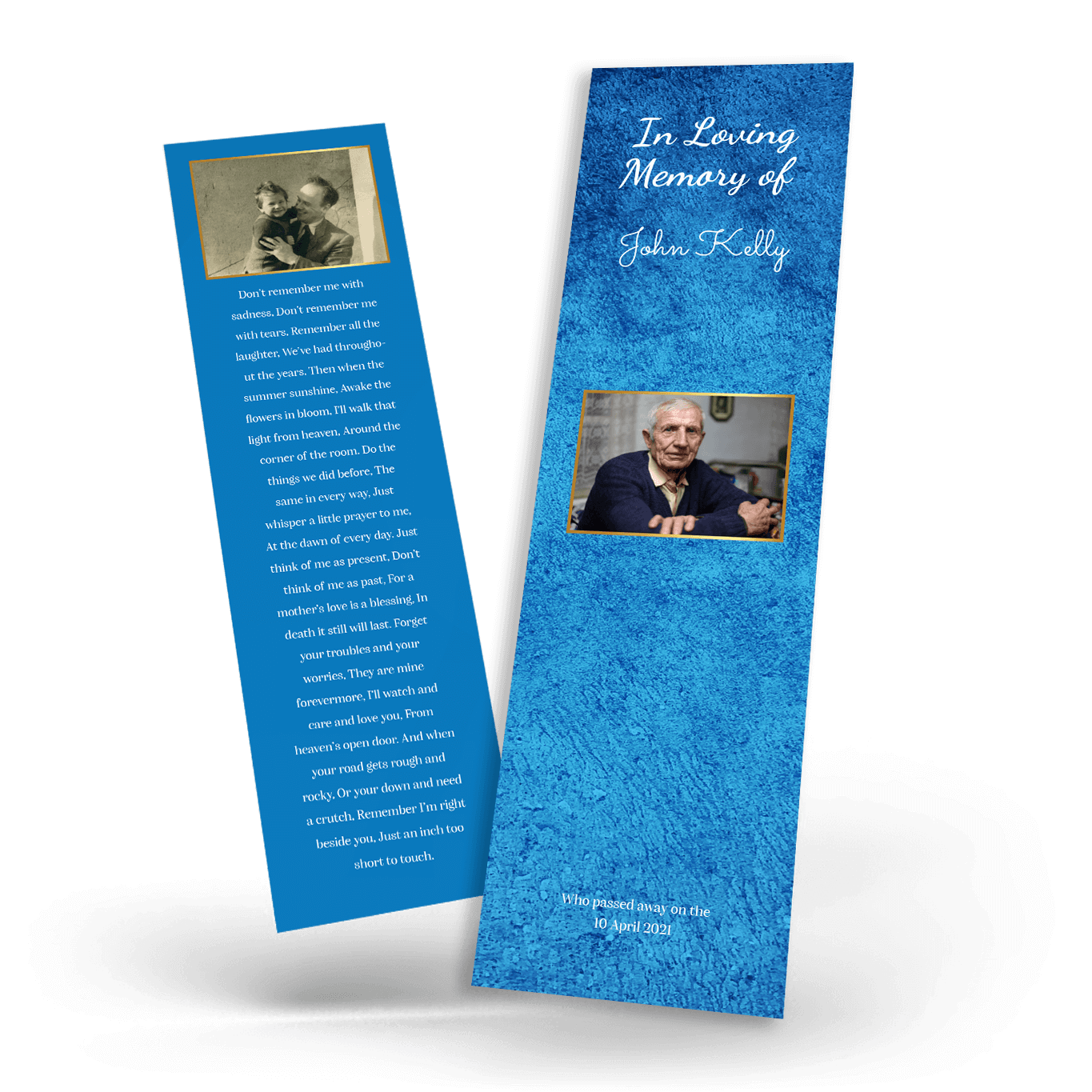 Modern Memorial Bookmark (MMB-30)