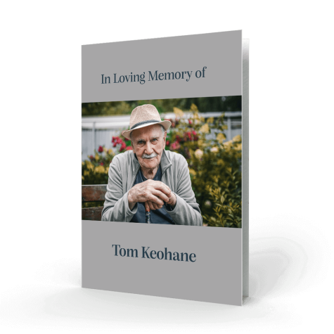 Modern Memorial Card (MMC-34)