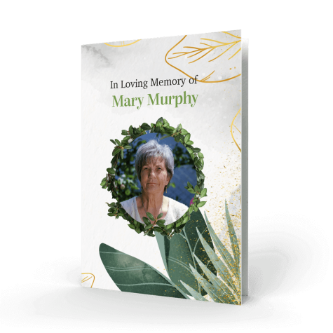 Modern Memorial Card (MMC-35)