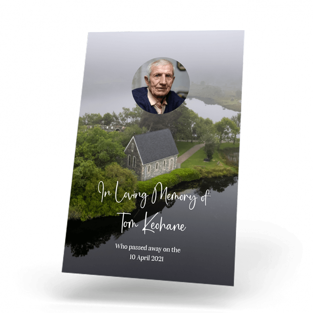 St. Finbarr oratory Church, Gougane Barra, Wallet Card Front