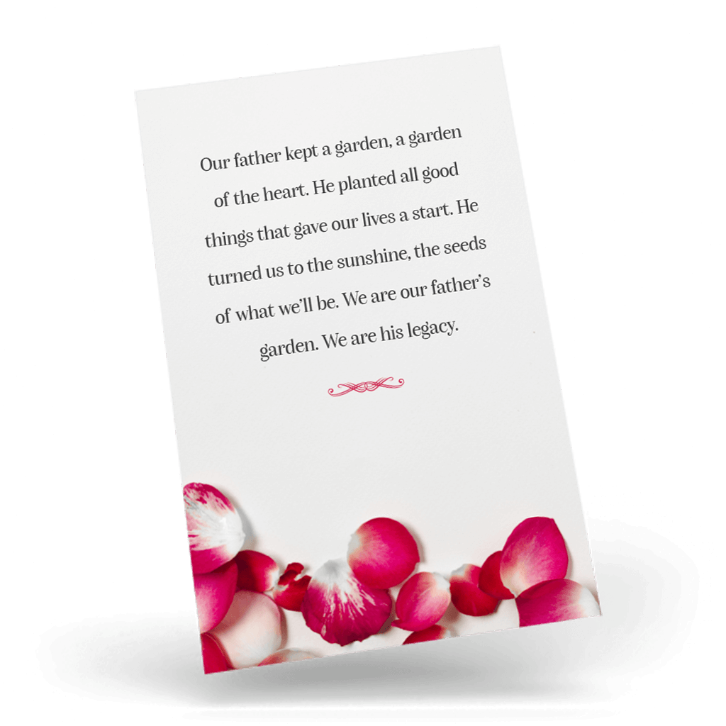 West Cork Bunch of a blossoming fuchsia Wallet Card Back