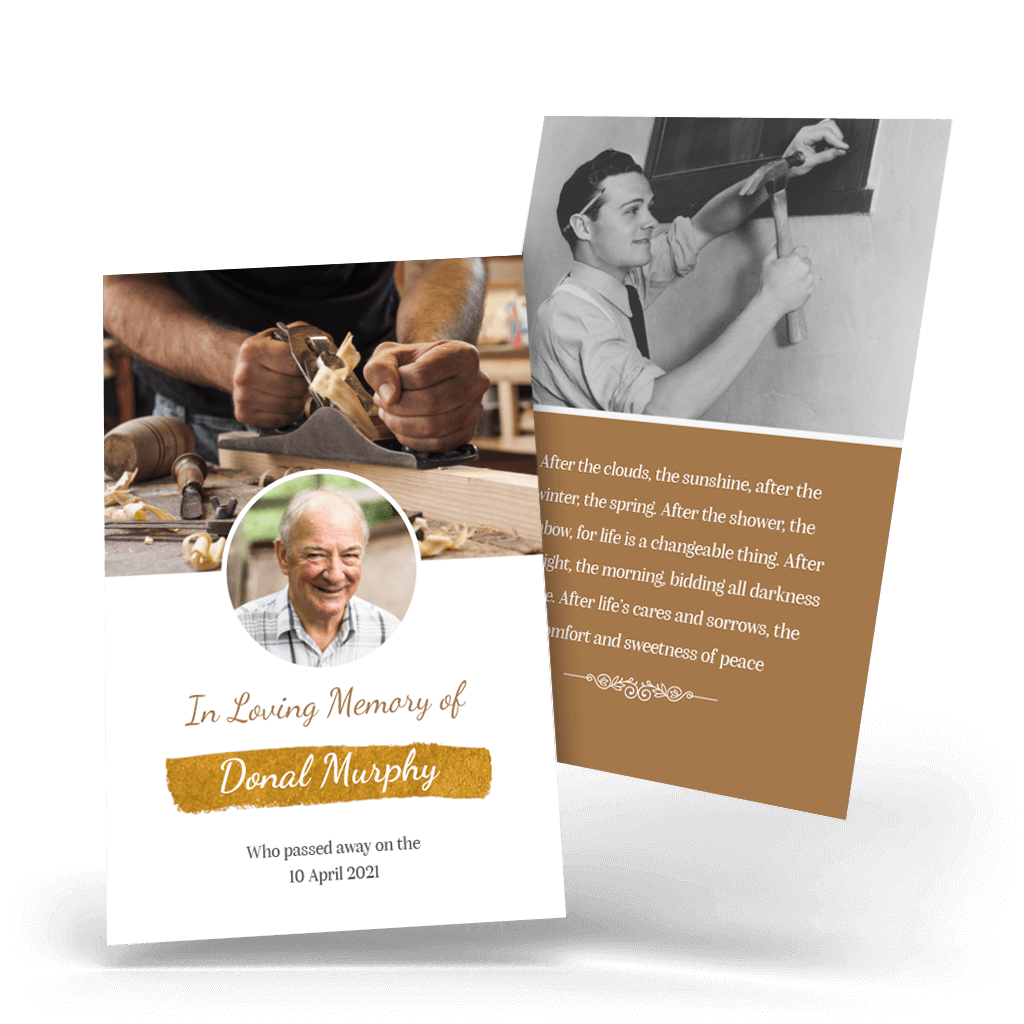 Carpenter Wallet Card cover