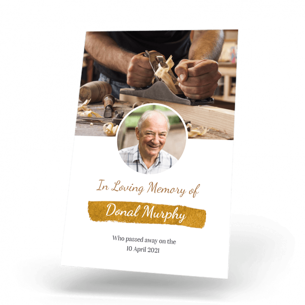 Carpenter Wallet Card front