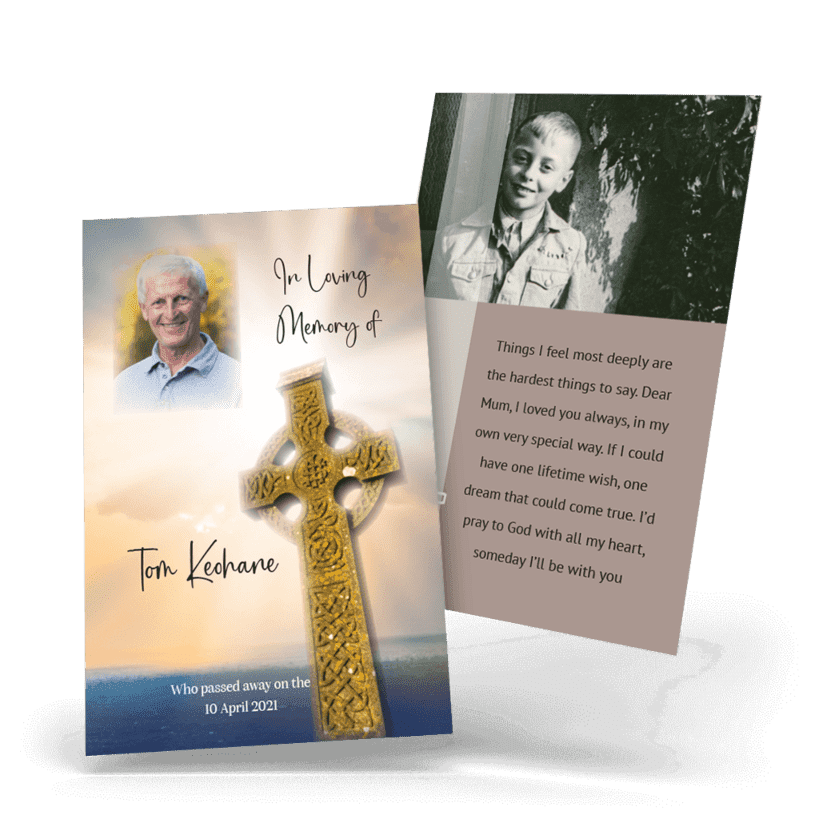 Celtic Cross Wallet Card cover