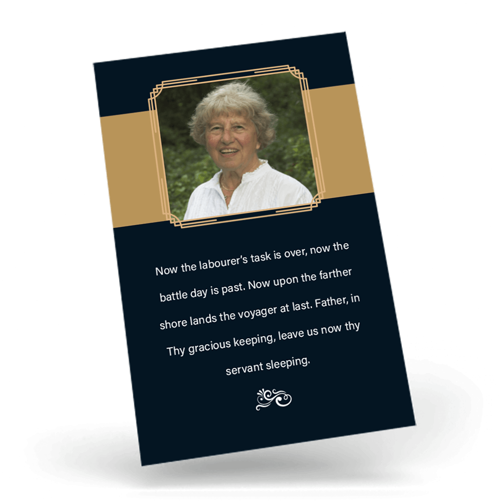 Celtic Cross with Steps in Nature Wallet Card back