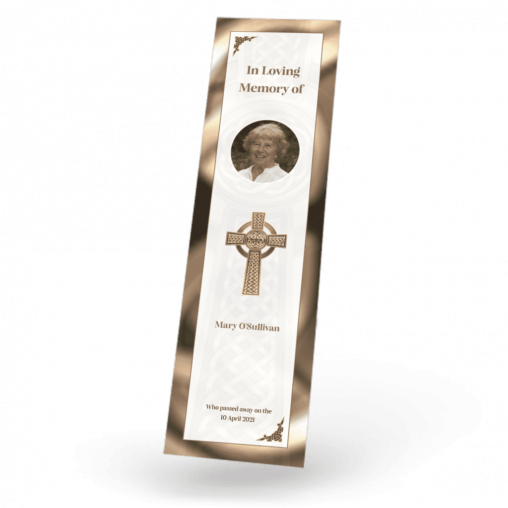Celtic cross antique style Bookmark front