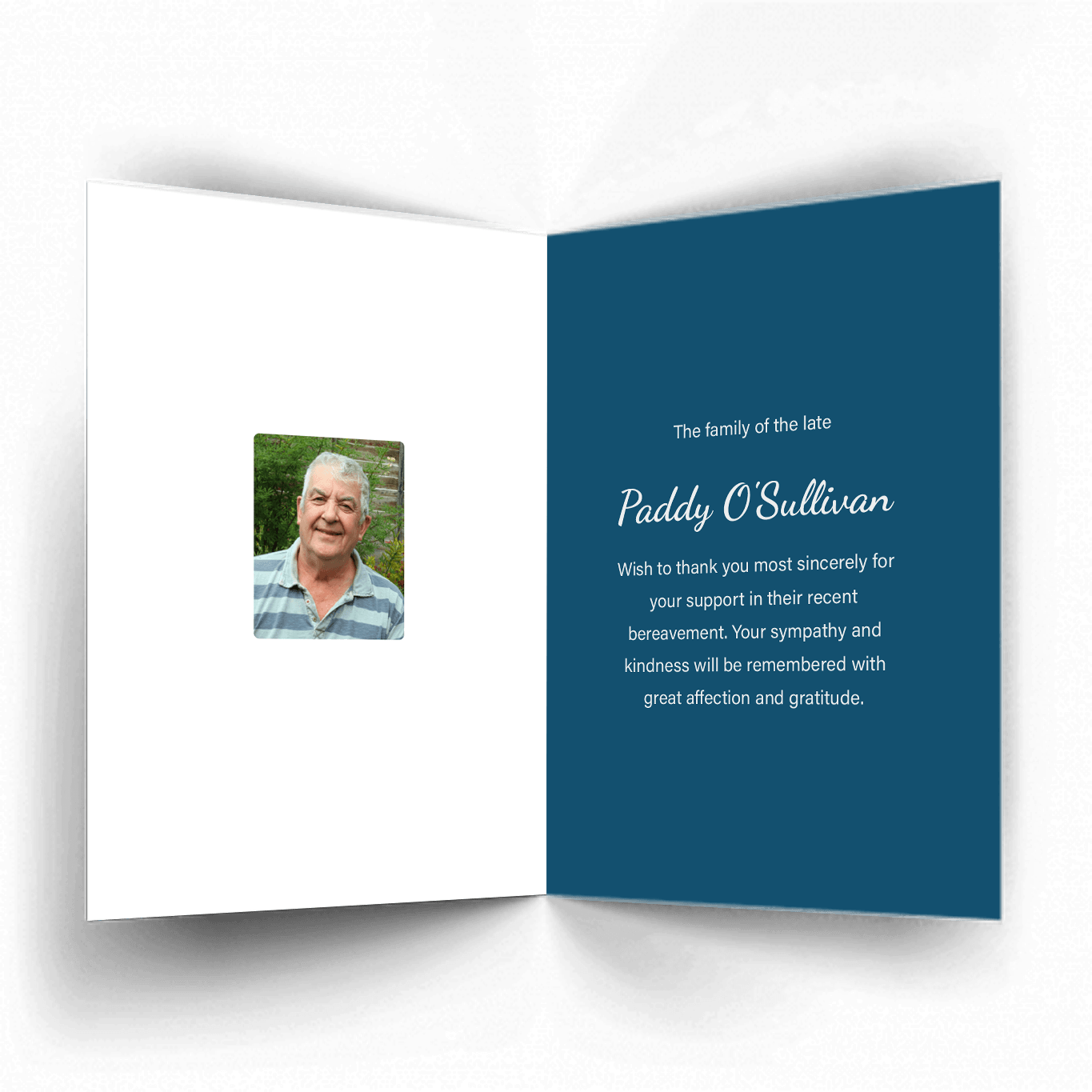 Farming with Tractor Acknowledgment Card inside