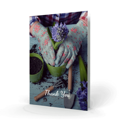 Gardening Acknowledgment Card cover