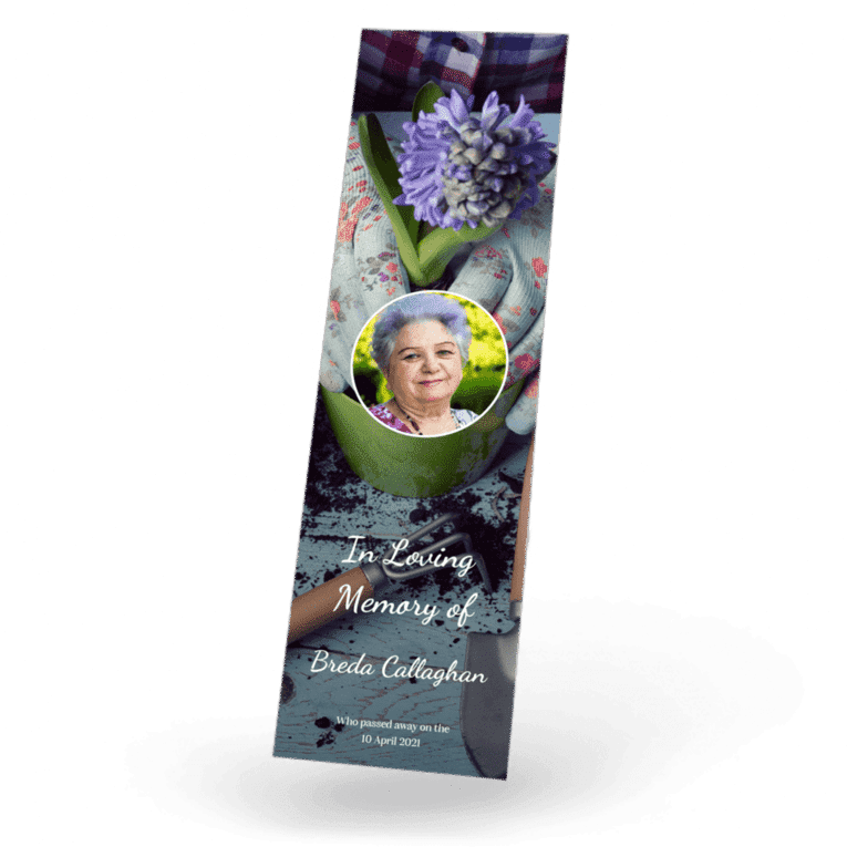 Gardening Bookmark front