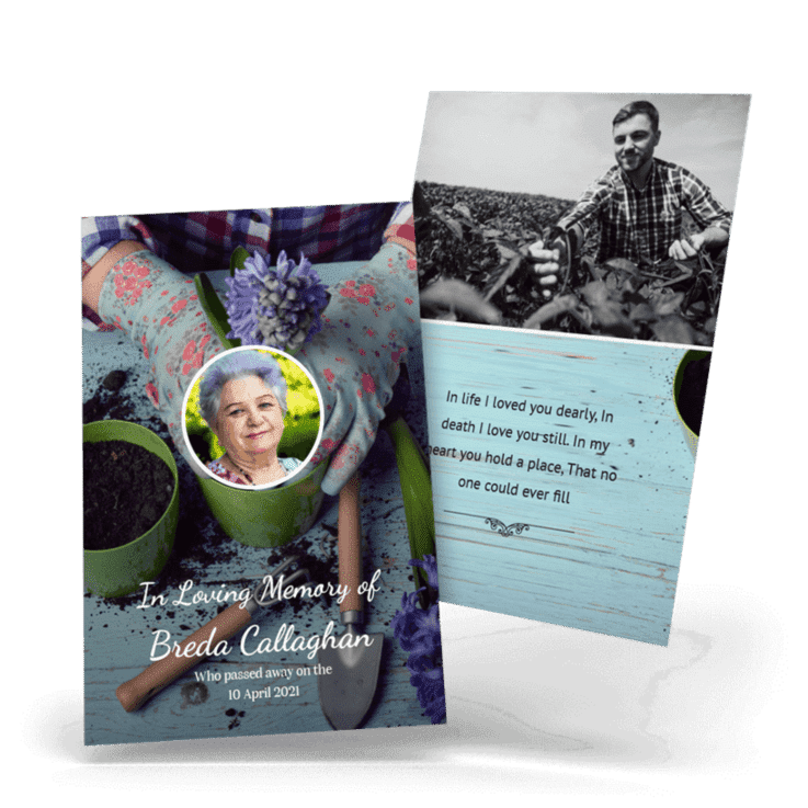 Gardening Wallet Card cover