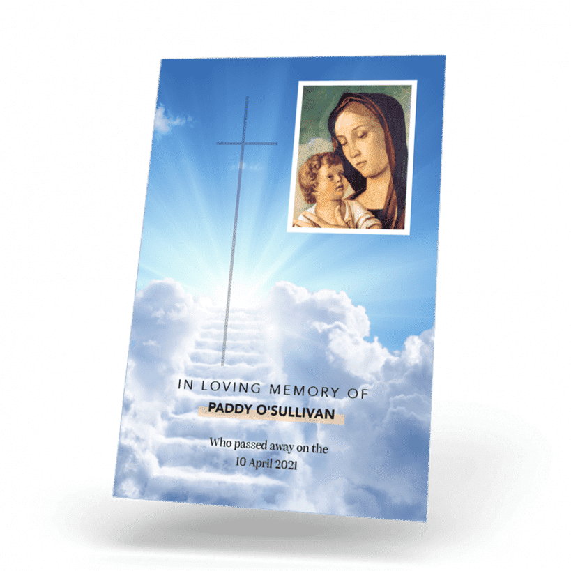 Madonna and Child Wallet Card front