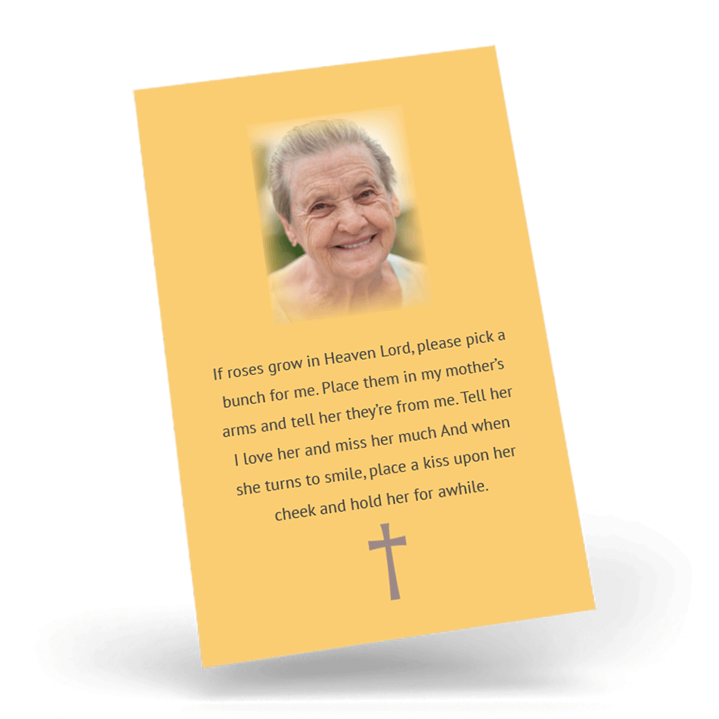 Our Lady Wallet Card back