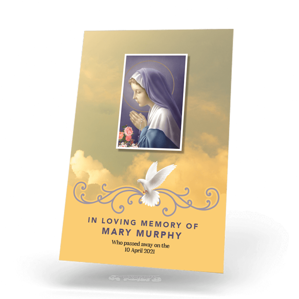 Our Lady Wallet Card front