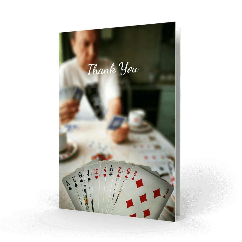 Playing Cards Acknowledgment Cards cover